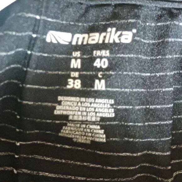 Marika High-Waisted Ombre Seamless Leggings Gray/Black Size Medium - Picture 6 of 15